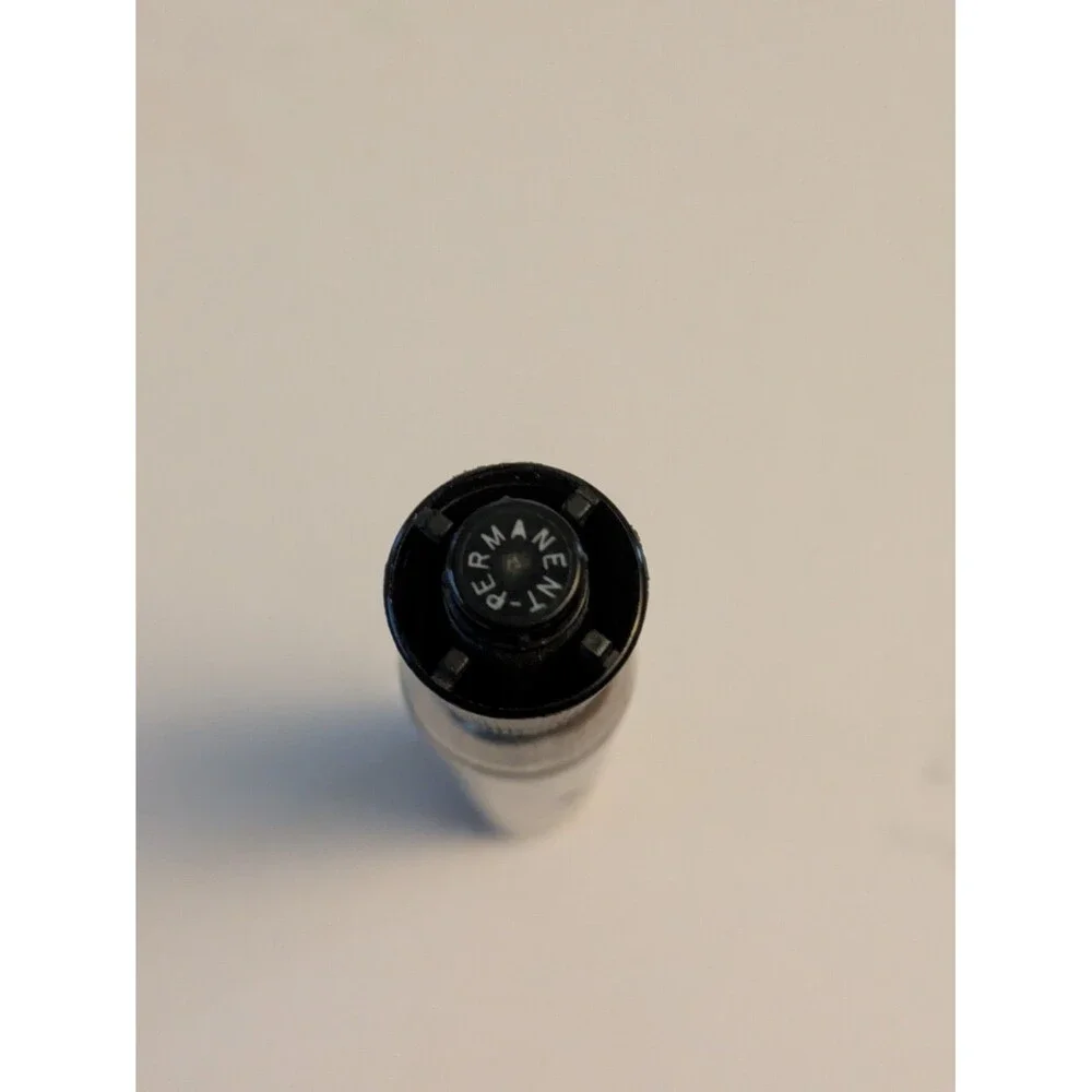 Sanford King Size Permanent Marker Black Works SMELLY Metal Barrel Pen Vintage